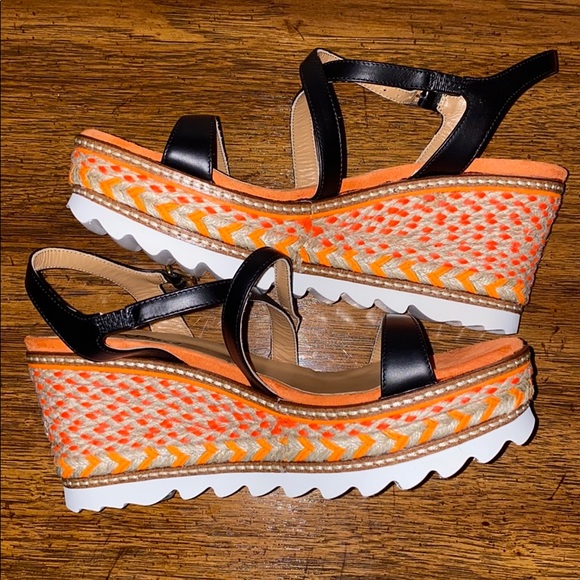 Mark Piace Strappy Wedge Espadrille Sandals - Picture 2 of 8